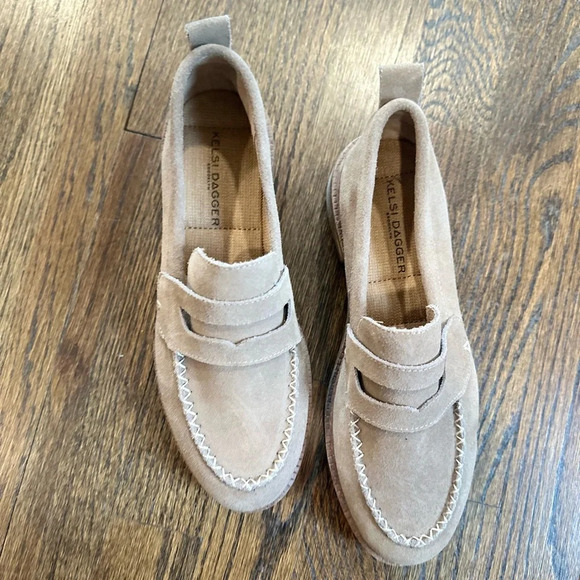 Women’s Kelsi Dagger Brooklyn Lens Suede Loafer 6.5 New without the Box - Picture 1 of 5